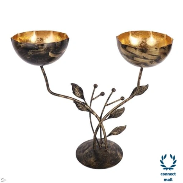 Tea Light Candle Holder Stand For Home Decoration - Metal, Tea Light Candle Holder, Pack of1